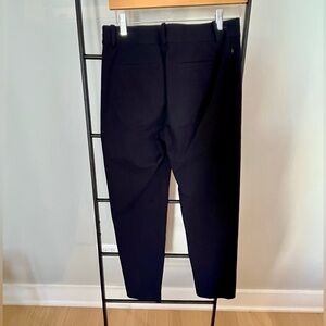 Frame Straight Leg Trousers in Navy